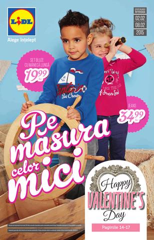 Pe masura celor mici - ONLINE catalog LIDL 2- 8 februarie 2015