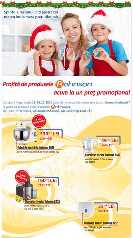 Carrefour - produsele Rohnson la un pret promotional 19.12.2014 - 28.12.2014