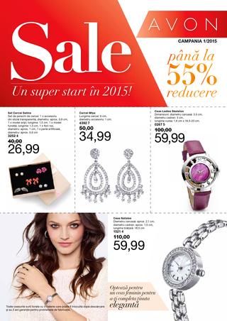Avon Sale - Pana la 55% reducere - campania 1/2015