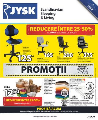 Jysk - catalog Promotii si Reduceri 02.01.2015- 14.01.2015