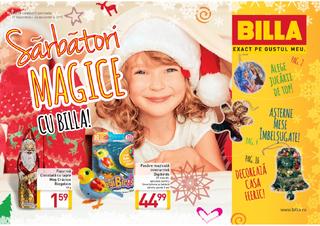 BILLA catalog Sarbatori Magice  - 19 Noiembrie - 24 Decembrie 2015