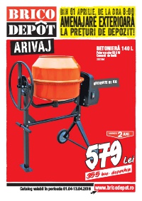 Brico Depot catalog Amenajare Exterioara La Preturi De depozit - 1-13 Aprilie 2016