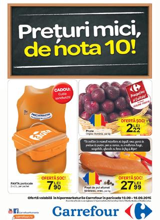 Carrefour catalog alimentare septembrie 2015