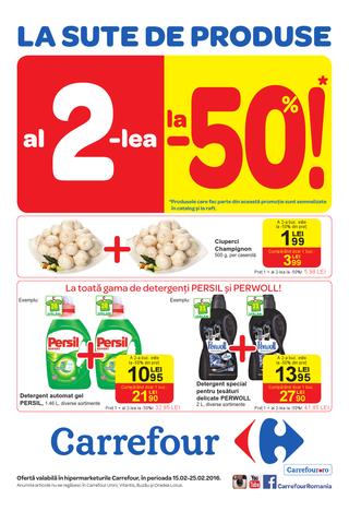Carrefour catalog 50% Reducere, 100% Calitate, 200% Satisfactie