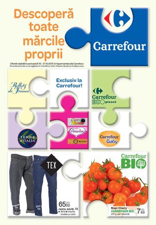 Carrefour catalog proprii octombrie 2015