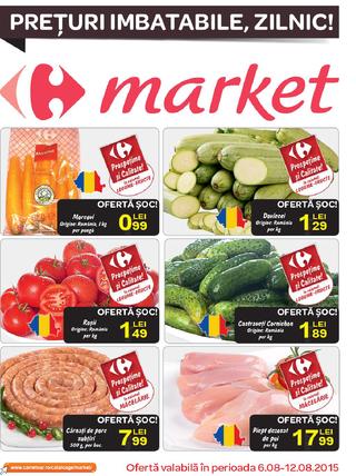 Carrefour catalog Market 6 - 12 august 2015