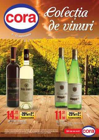 Cora catalog vinuri septembrie 2015 