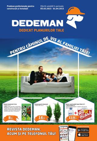 Dedeman catalog 5 martie - 1 aprilie 2015