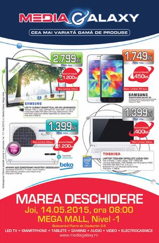 Media Galaxy - catalog DESCHIDERE la MEGA MALL 14 mai 2015
