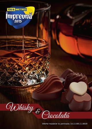 METRO catalog whisky si ciocolata - 12-25 Noiembrie 2015