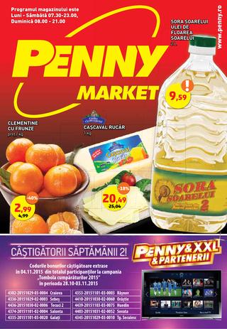 Penny market catalog - Bucuresti Luica, Brasov, Timisoara, Corbeanca, Sibiu -  18 - 24 Noiembrie 2015