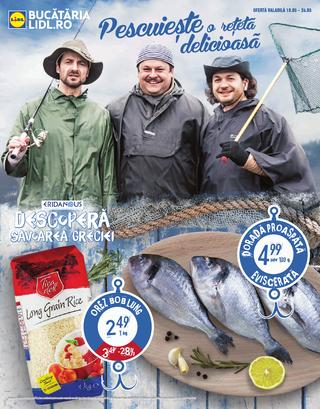 Pescuiește o reţeta delicioasa - catalog  LIDL  18 - 24 mai 2015