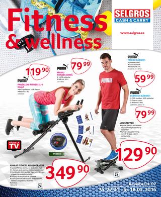 Selgros catalog Fitness & wellness 22 Ianuarie - 18 Februari 2016 