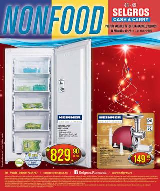 Selgros catalog non-food 27 noiembrie - 10 decembrie 2015