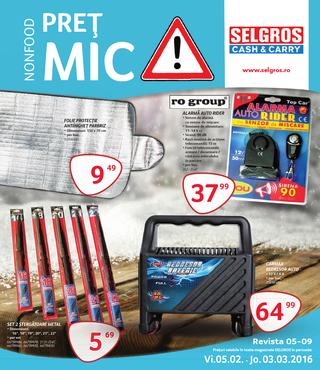 Selgros catalog pret mic - Non-food - februarie  2016