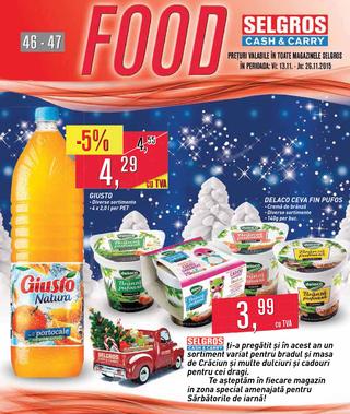 Selgros catalog FOOD - 12-26 Noiembrie 2015